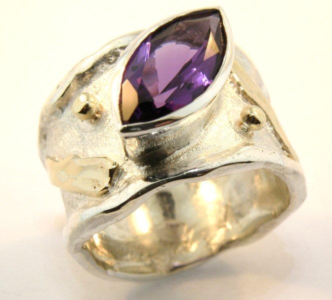 Marquise Amethyst Ring